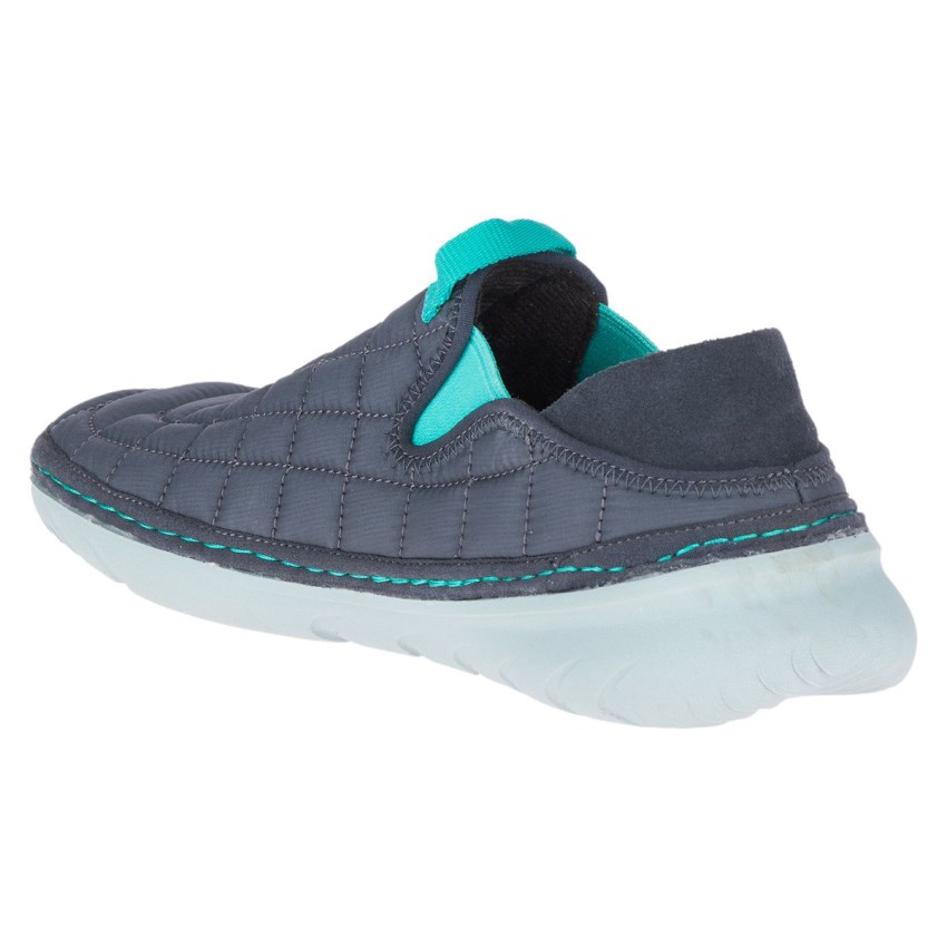 Chaussure Casual Merrell Hut Moc Bleu Femme | W.G.ODZG